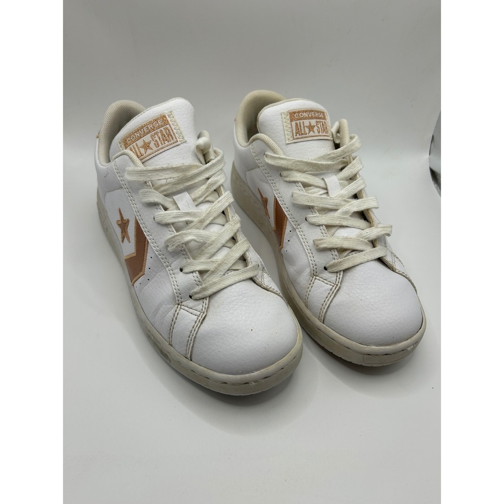 Converse All Star El Distrito White Rose Gold Low Top Sneakers Womens‎ 5.5